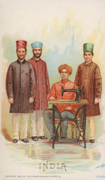 Nähmaschine, Indien von American School